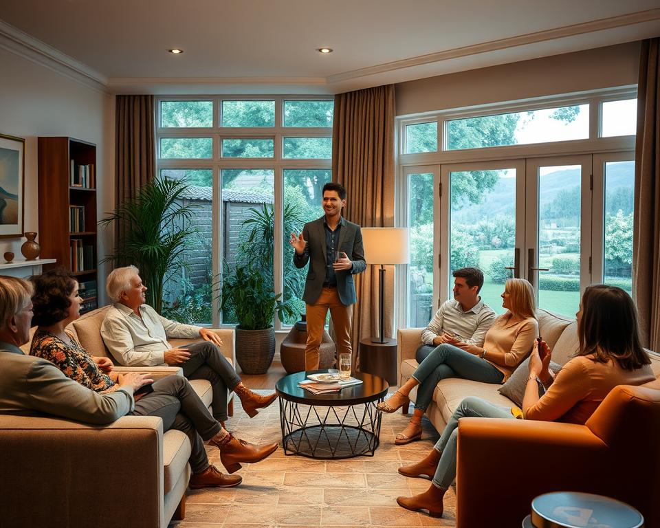 host and guests